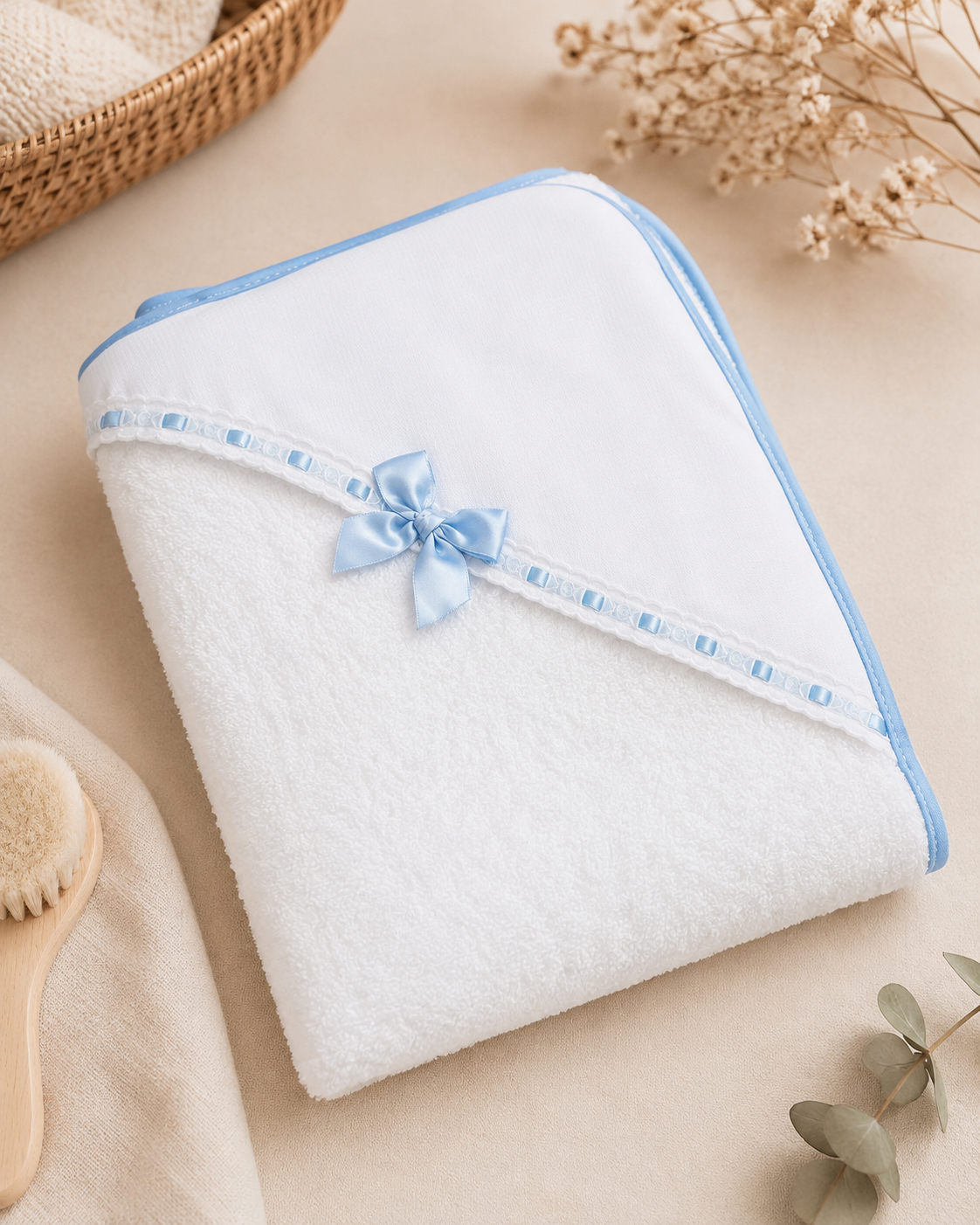 Capa de Baño para Bebé con Capucha