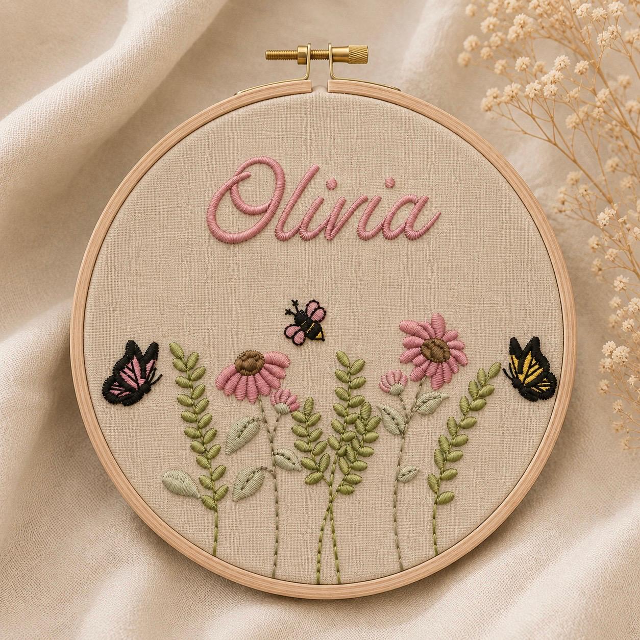 Bastidor floral personalizado