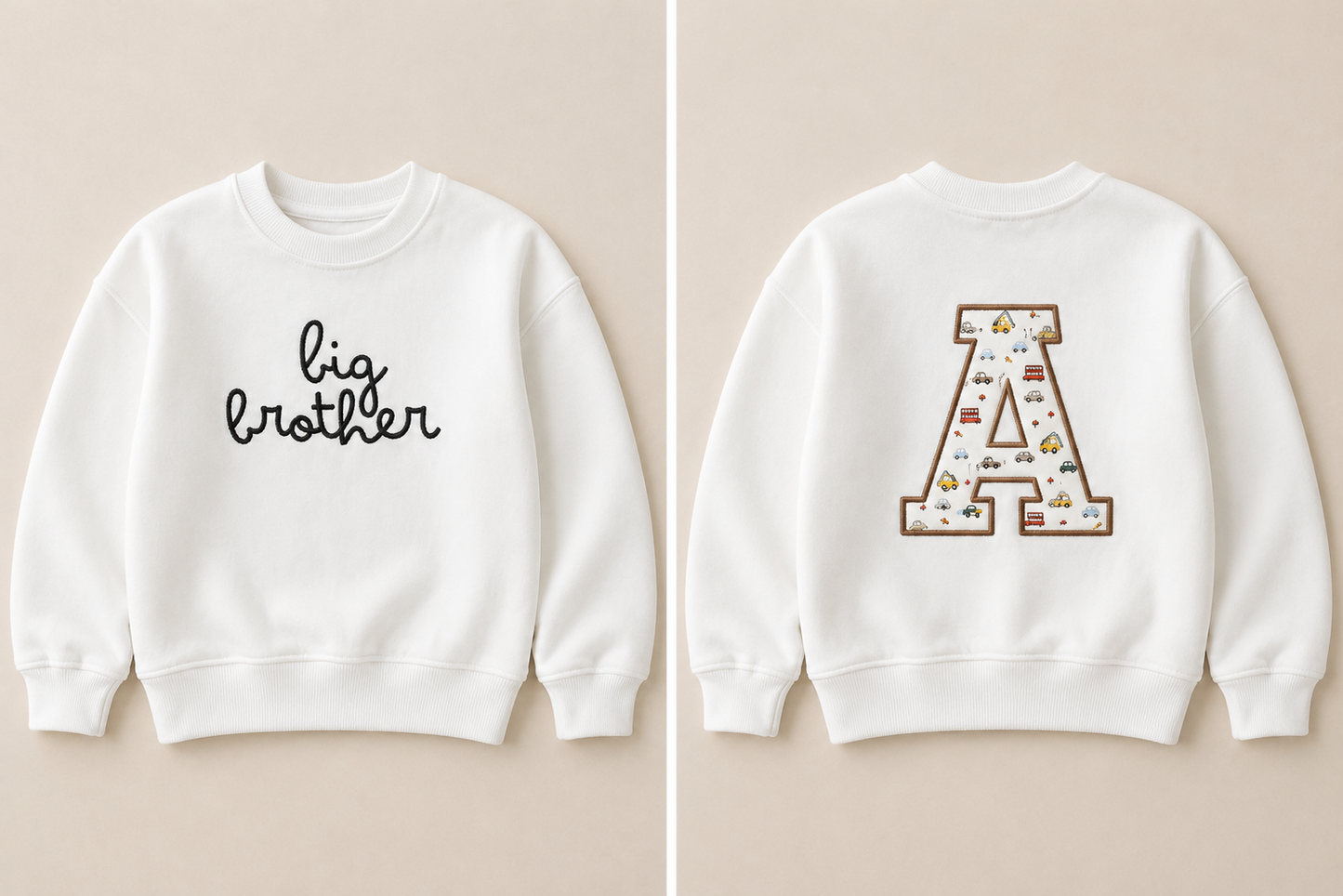 Sudadera Hermanos Personalizada 🤍