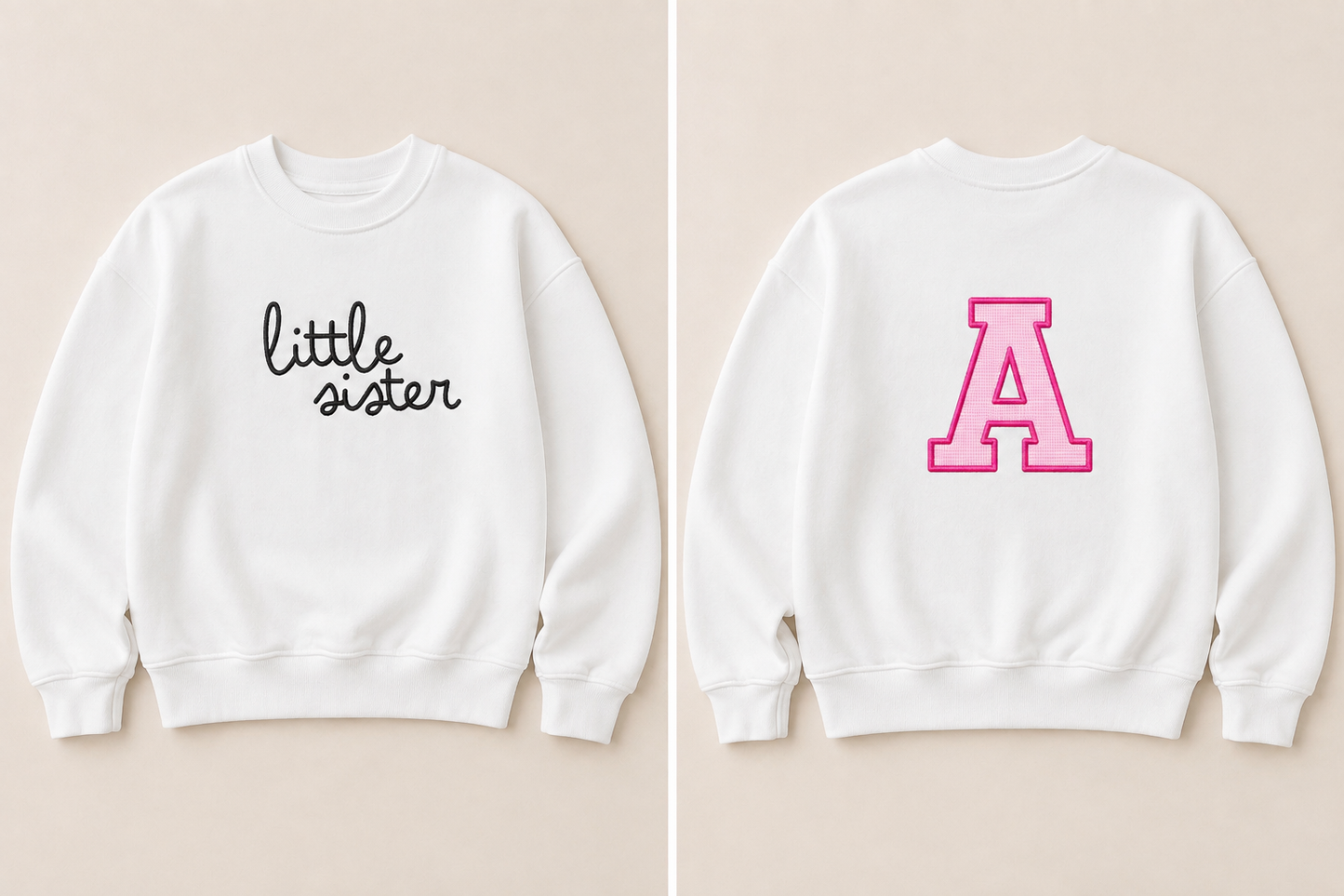 Sudadera Hermanos Personalizada 🤍