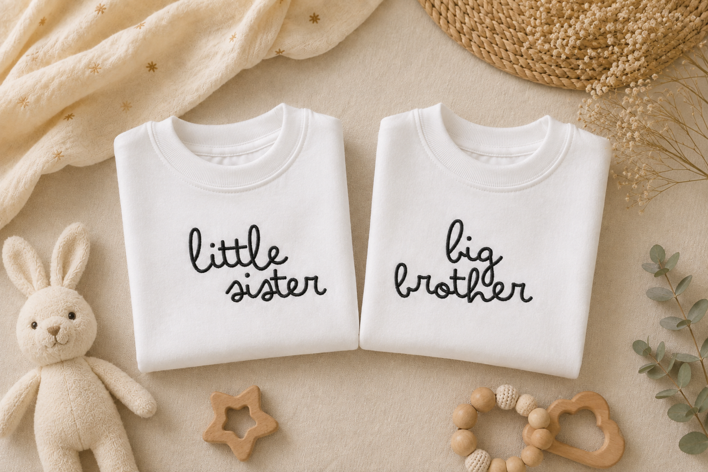 Sudadera Hermanos Personalizada 🤍